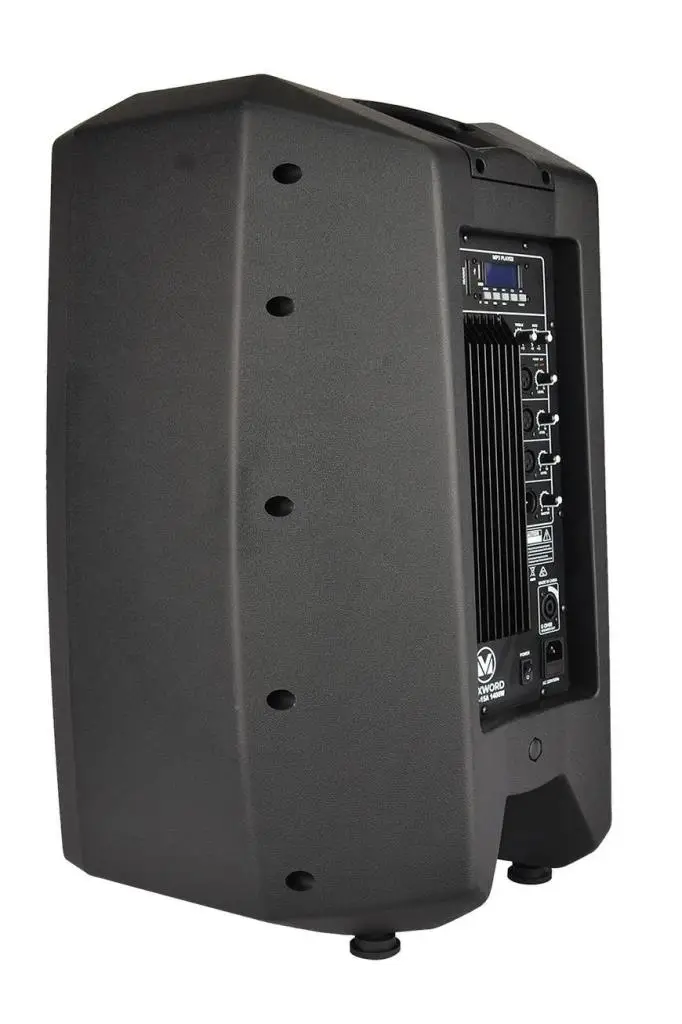 Maxword Maxi-15A-MİXER Set 2 Adet 15 İNÇ Aktif Hoparlör Mikser ve Mikrofon Ses Sistemi (1400W + 1400W)