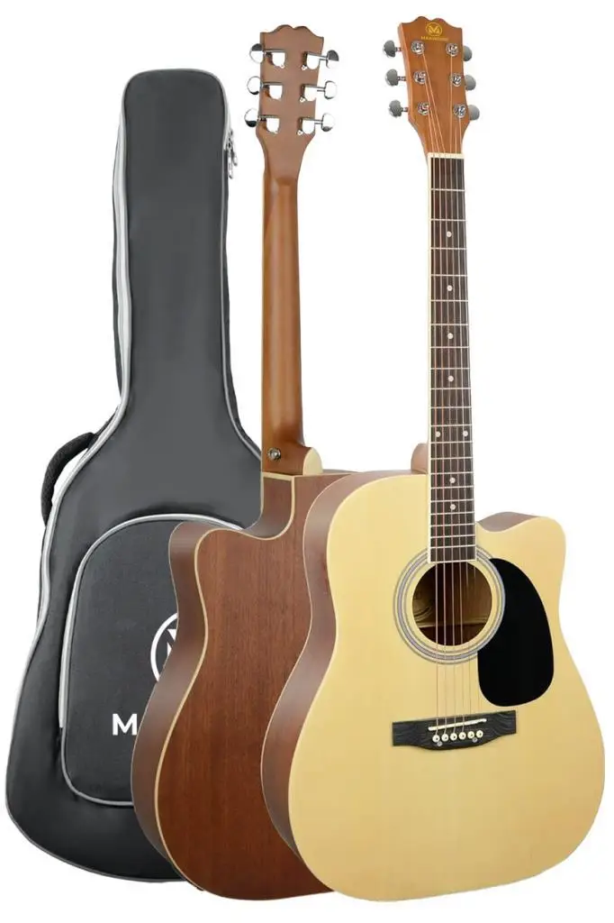 Maxword MCG-650NT Yüksek Kaliteli Ağaç Akustik Gitar Full Set