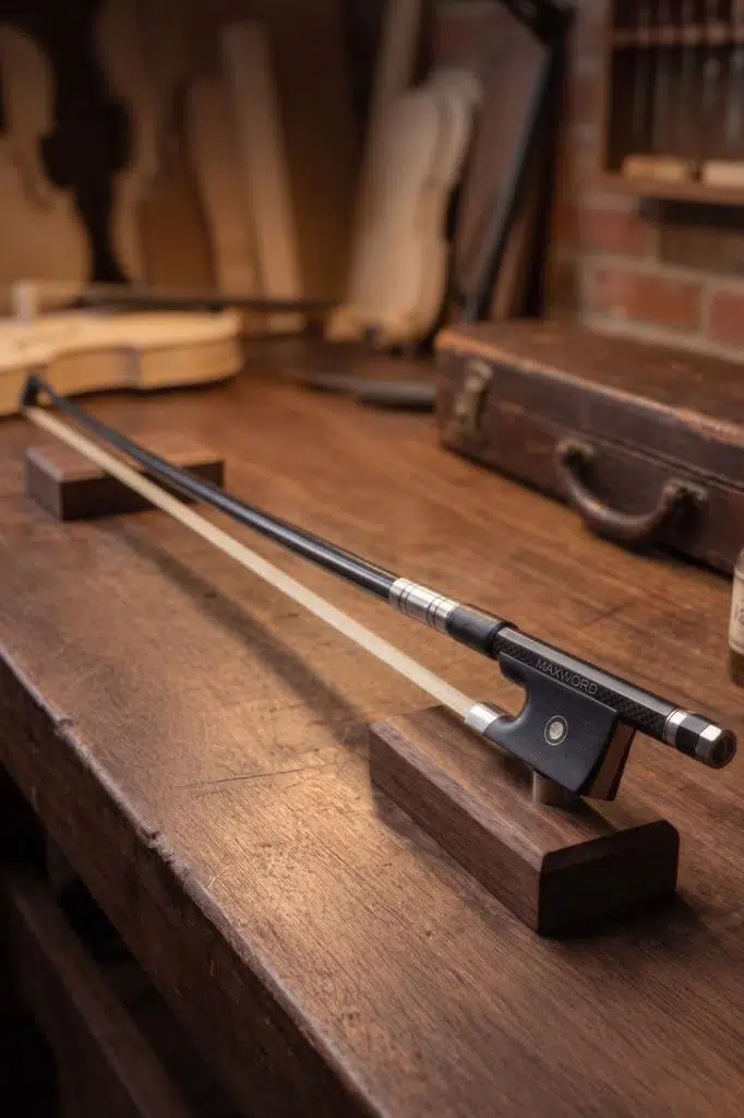 Maxword MVB-450 PRO 4/4 Karbon Fiber Profesyonel Keman Yayı Yüksek Kaliteli Tam Boy