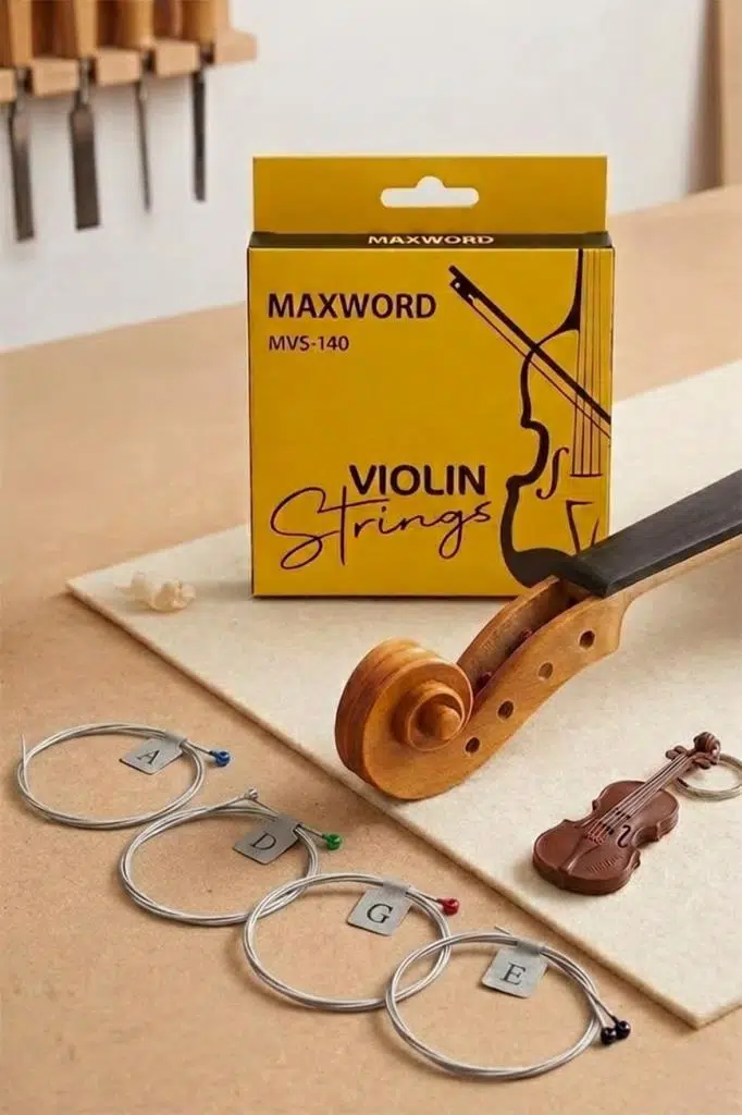 Maxword MVS-140 Profesyonel Keman Teli (1 Takım)