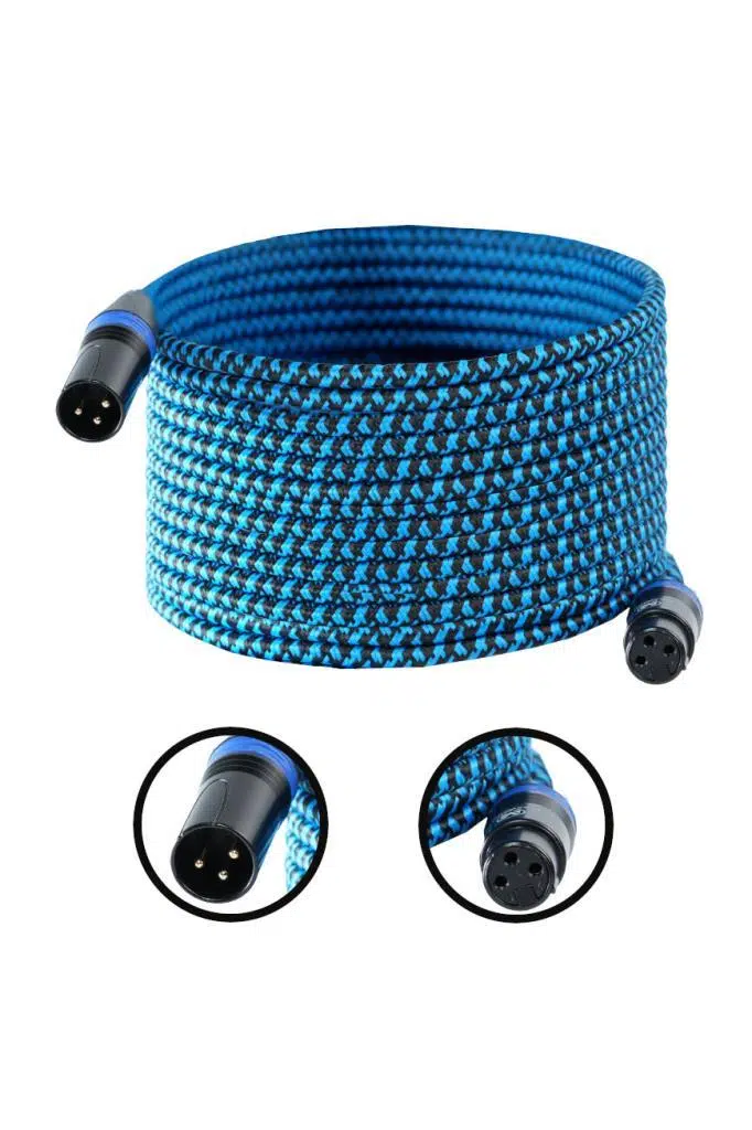 Maxword MXLR-30M Yüksek Kaliteli XLR TO XLR 30 mt. Mikrofon Kablosu