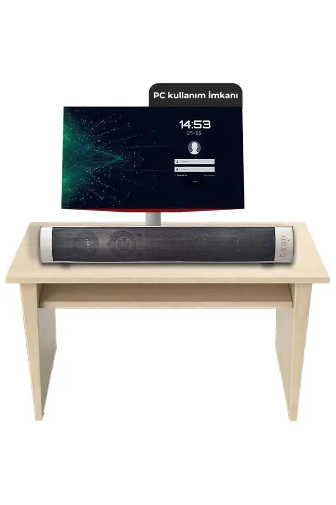 Maxword SLC-40USB-BT Şarjlı Soundbar 40 Watt Bluetooth USB Şarjlı (46x7x6 cm)