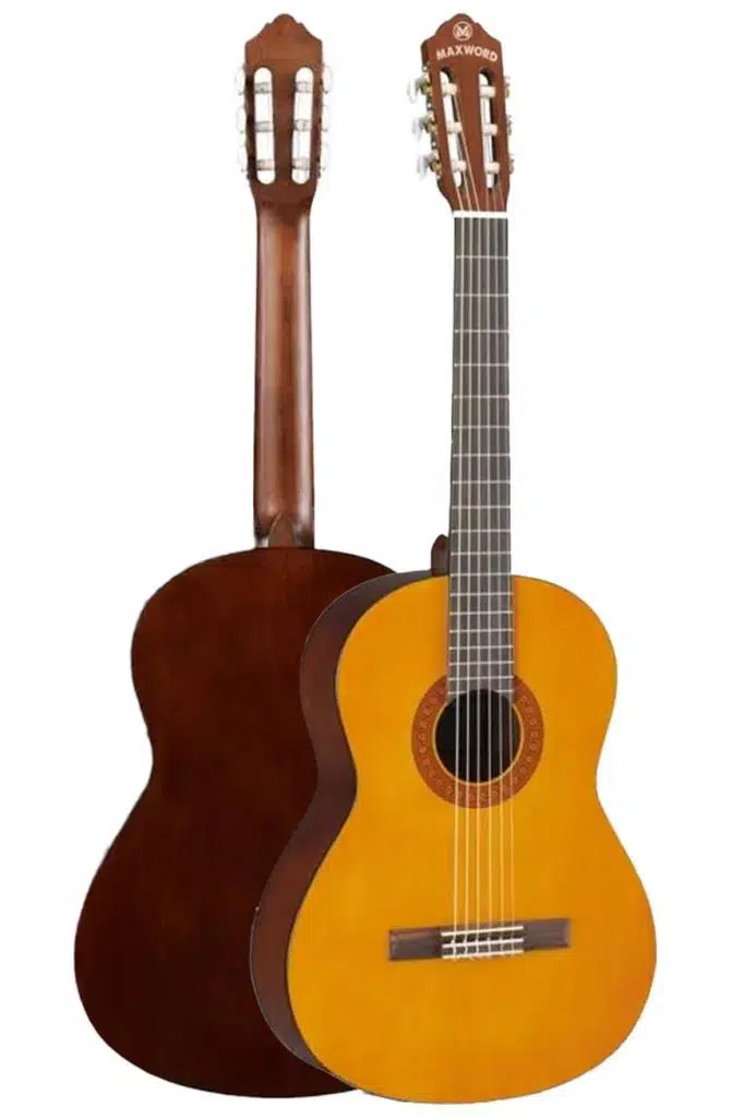 Maxword X35 Profesyonel Masif Ağaç Klasik Gitar Seti 4/4 Yetişkin Seri üst Segment