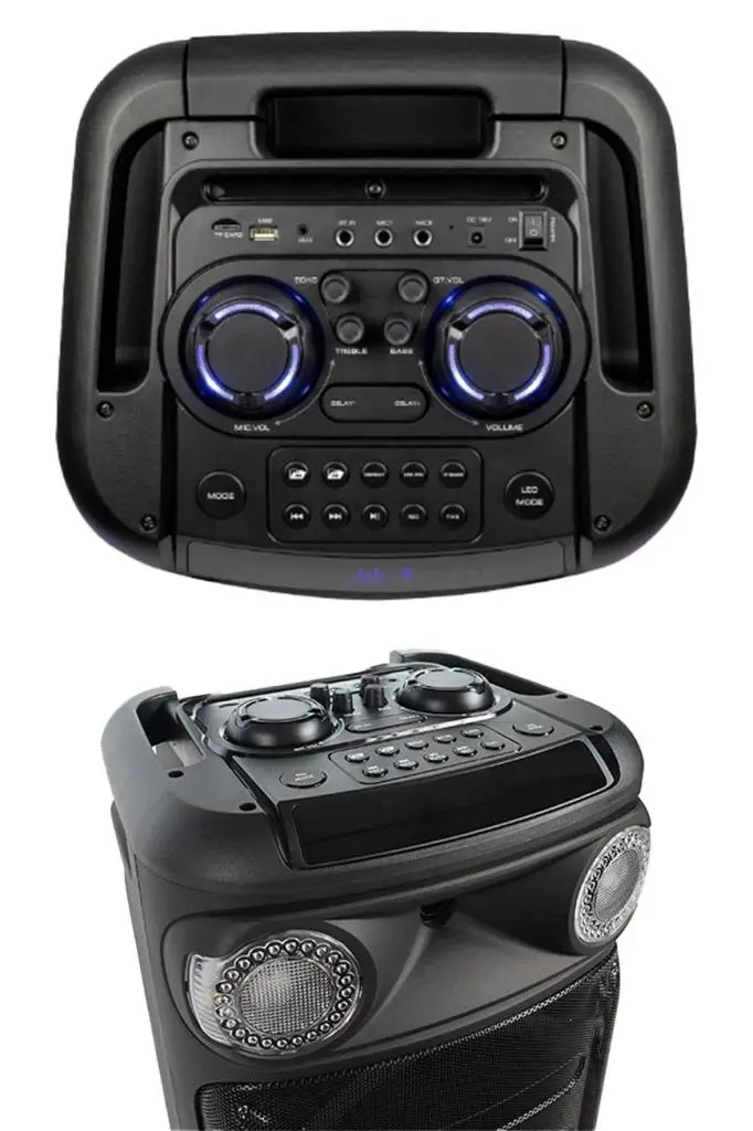 Midex 1100 Watt Ekholu Kablosuz Mikrofonlu Şarjlı Mevlüt Anfisi MXR-1100 (Bluetoth Usb)