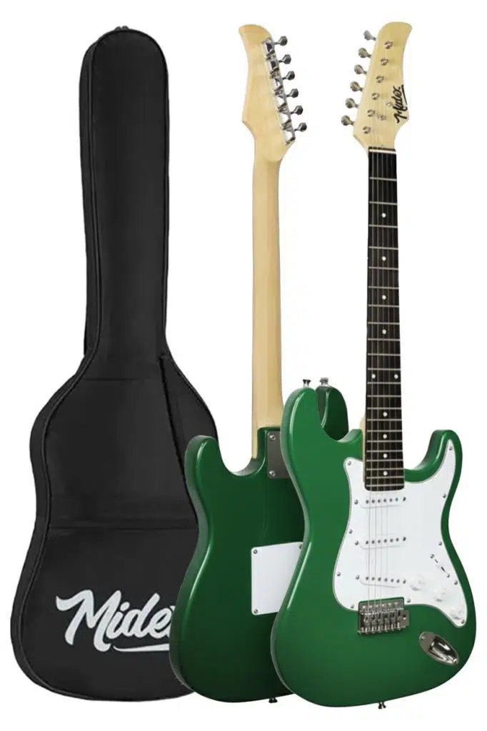 Midex AGE-80GR Amfili Full Elektro Gitar Seti 4/4 Yetişkin 39 İnç Green