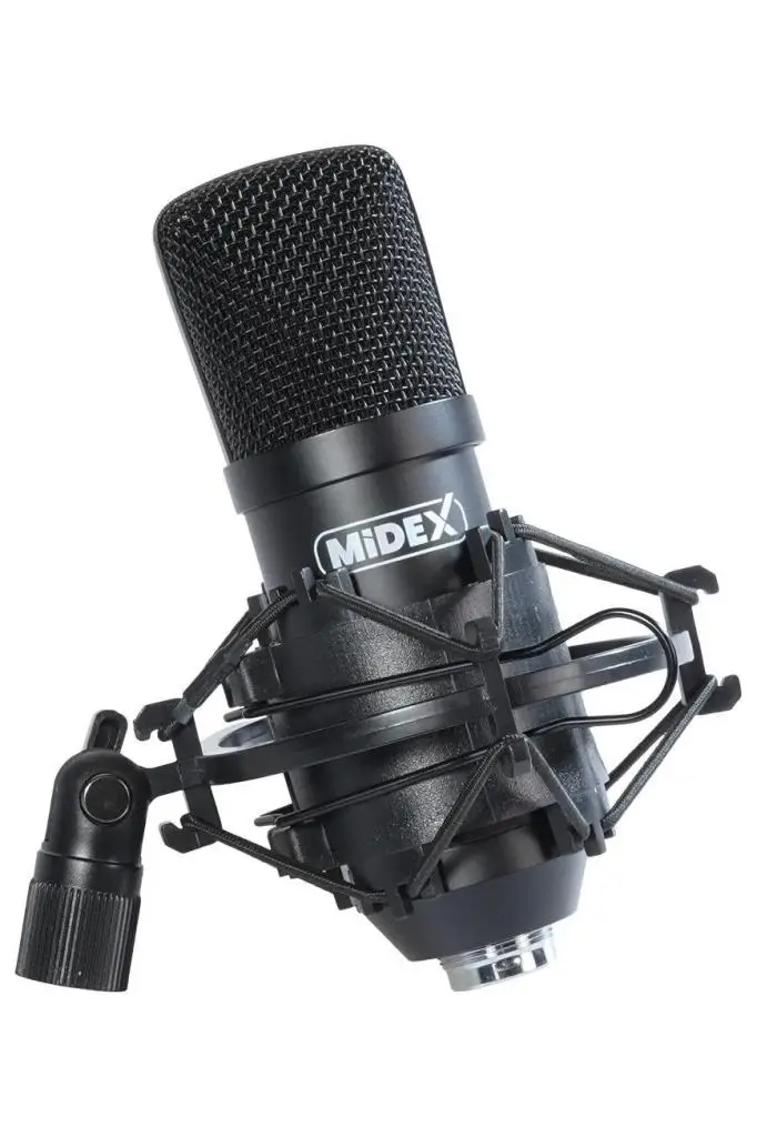 Midex BM-200STA USB Kardioid Condenser Stüdyo USB Mikrofon Seti