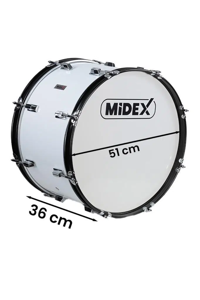 Midex BND-20 Bando Davulu 20 inç 51 cm Çap Profesyonel Bass Davul Seti