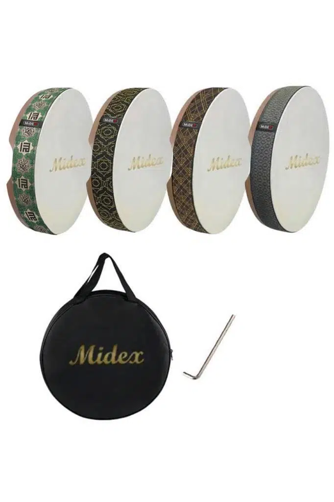 Midex BR-40X Profesyonel 40'lı Karma Desenli Bendir Def Avantaj Paketi