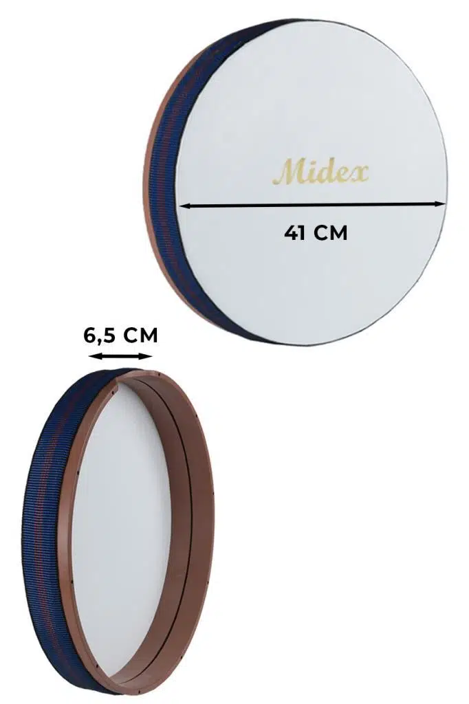 Midex BR-410 Kaliteli Bendir Def Akort Ayarlı EL Tutma Oyuklu Çantalı