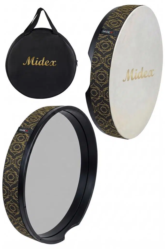 Midex BR-511 Kaliteli Bendir Def Akort Ayarlı EL Tutma Oyuklu Çantalı