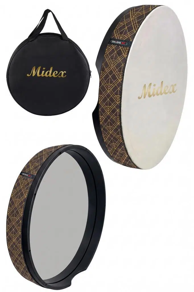 Midex BR-711X 10'lu Bendir Def Toptan Paket Akort Ayarlı EL Tutma Oyuklu Çantalı
