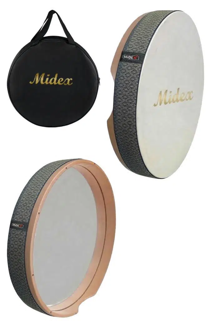 Midex BR-810X 10`lu Bendir Def Toptan Paket Akort Ayarlı EL Tutma Oyuklu Çantalı