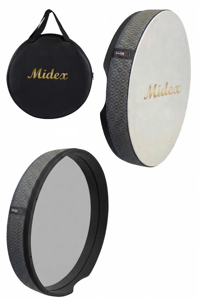Midex BR-811X 10'lu Bendir Def Toptan Paket Akort Ayarlı EL Tutma Oyuklu Çantalı