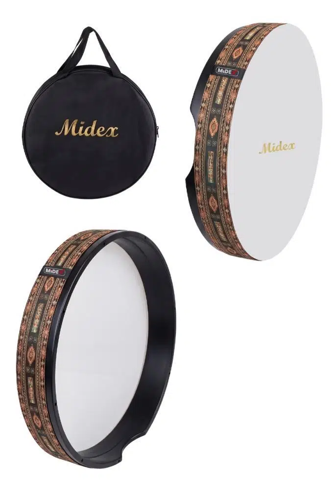 Midex BR-911X 10'lu Bendir Def Toptan Paket Akort Ayarlı EL Tutma Oyuklu Çantalı