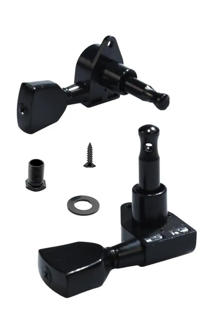 Midex CB-50 Akustik Gitar İçin Kaliteli Profesyonel Burgu Takımı Black 1 SET