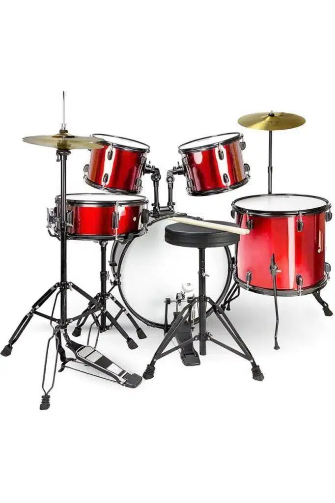 Midex CD900X-RD 22'' Yetişkin Akustik Bateri Davul Seti 22B-13T-12T-16F-14S (5 Parça)