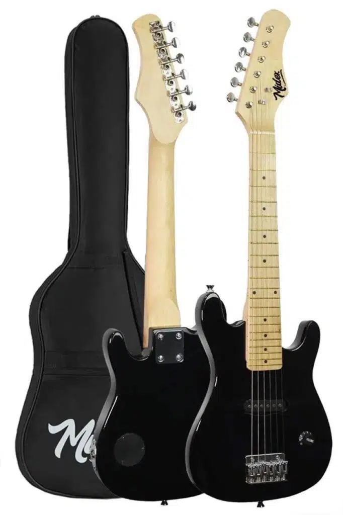 Midex CEG-30BK 4-6 Yaş Çocuklar İçin Amfili Full 1/4 30 İnç Elektro Gitar Seti Full Black
