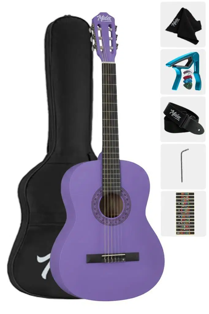 Midex CG-270PRP Mor Renk Klasik Gitar (OUTLET)