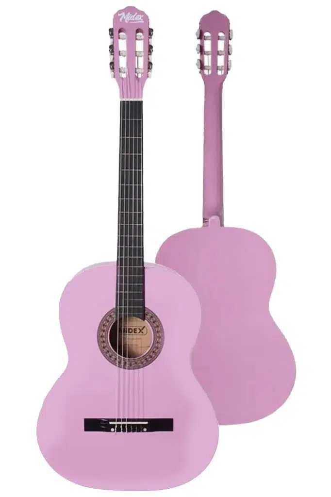 Midex CG-270PU Lila Renk Klasik Gitar 4/4 Yetişkin Boy Sap Ayarlı Full Set