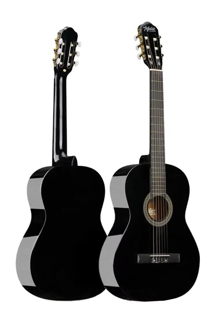 Midex CG-34BK Kaliteli 34 İnç 1/2 Junior Çocuk Gitarı 4-8 Yaş Arası (Çanta Askı Pena Metod)