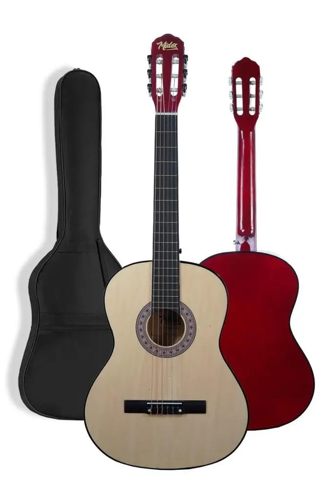 Midex CG-34NT Kaliteli 34 İnç 1/2 Juniur Çocuk Gitarı 4-8 Yaş Arası (Çanta Capo Nota Sticker Askı Pena Metod)