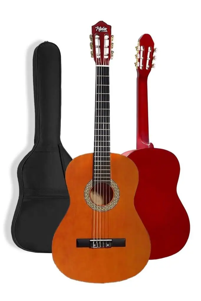 Midex CG-34YL Kaliteli 34 İnç 1/2 Junior Çocuk Gitarı 4-8 Yaş Arası (Çanta Askı Pena Metod)
