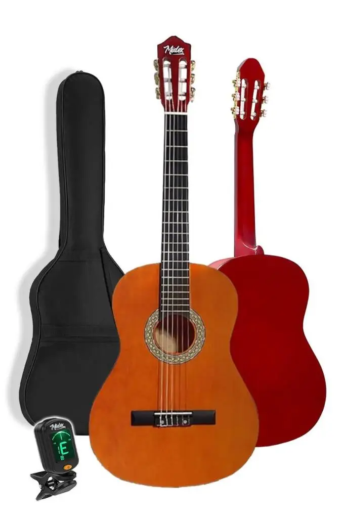 Midex CG-34YL-PAK Kaliteli 34 İnç 1/2 Junior Çocuk Gitarı 4-8 Yaş Arası (Çanta Tuner Askı Pena Metod)
