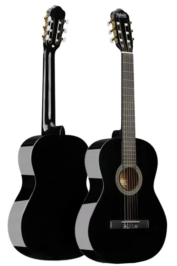 Midex CG-36BK-PAK Kaliteli 36 İnç 3/4 Junior Çocuk Gitarı 8-12 Yaş Arası (Çanta Askı Pena Metod)