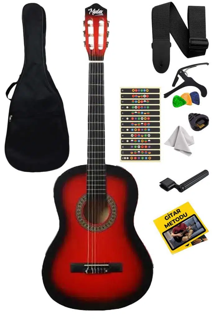 Midex CG-36RD-OUT 36 İnç Junior Çocuk Gitarı (OUTLET)