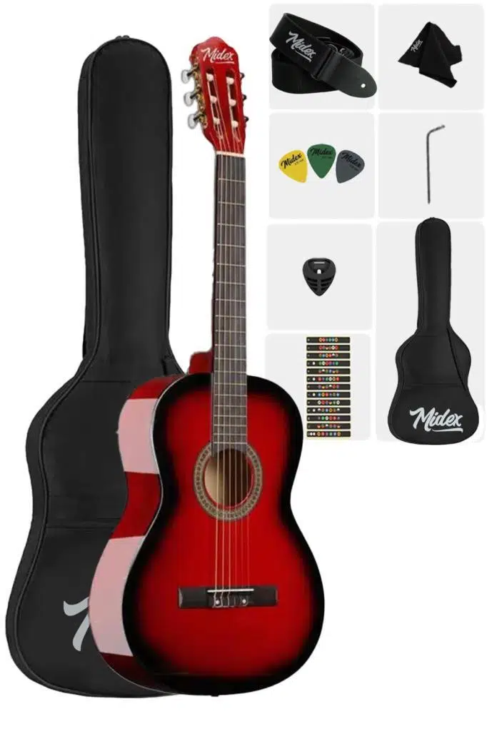 Midex CG-36RD-OUT 36 İnç Junior Çocuk Gitarı (OUTLET)