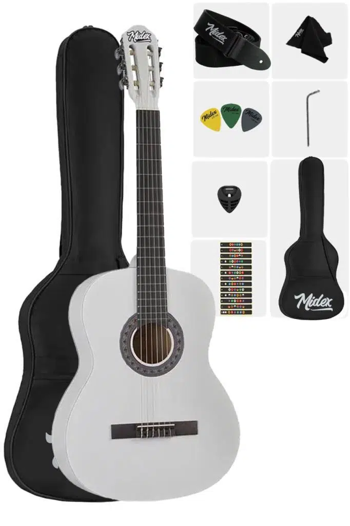Midex CG-36WH-OUT 36 İnç Junior Çocuk Gitarı (OUTLET)