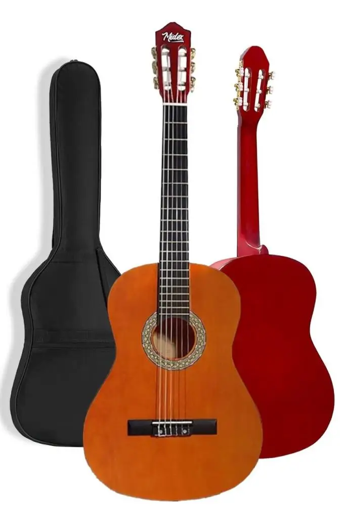 Midex CG-36YL Kaliteli 36 İnç 3/4 Junior Çocuk Gitarı 8-12 Yaş Arası (Çanta Askı Pena Metod)