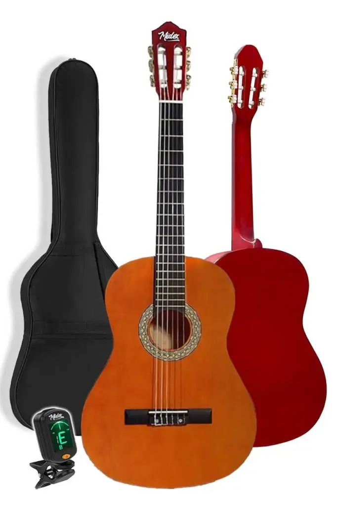 Midex CG-36YL-PAK Kaliteli 36 İnç 3/4 Junior Çocuk Gitarı 8-12 Yaş Arası (Çanta Tuner Askı Pena Metod)