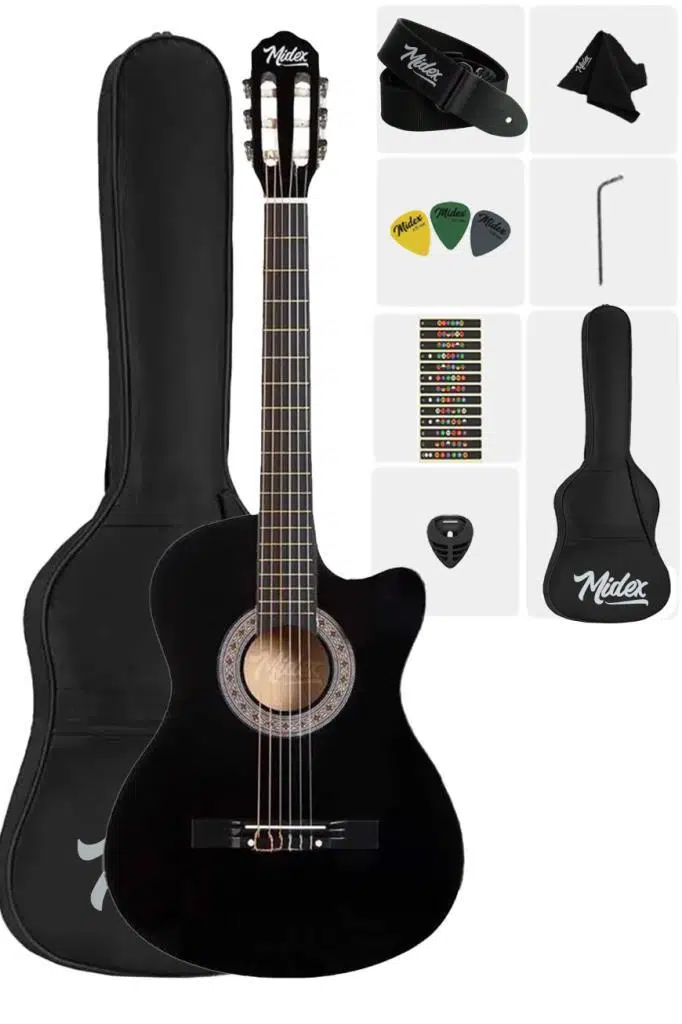 Midex CG-395BK-OUT Klasik Gitar (OUTLET)