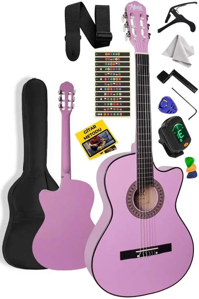 https://www.yonkamuzikmarket.com/midex-cg-395pu-lila-renk-kesik-klasik-gitar-4-4-yetiskin-boy-sap-ayarli-full-set