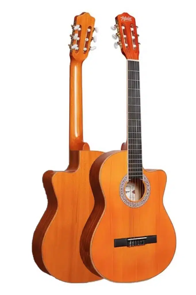 Midex CG-395YLX Klasik Gitar 4/4 Kesik Kasa Full Set (Çanta Askı Metod Pena)