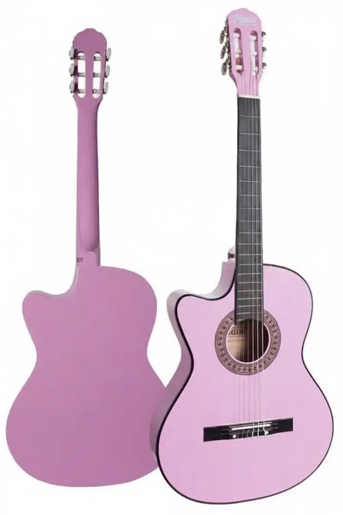 Midex CG-396PU SOLAK Klasik Gitar Lila Renk Full Set Sap Ayarlı 4/4 yetişkin Boy