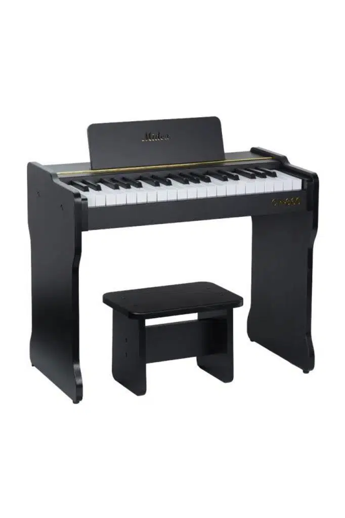 Midex CP-360BK Ahşap Çocuk Piyanosu Pilli 37 Tuşlu Gerçek Piyano Tuşları