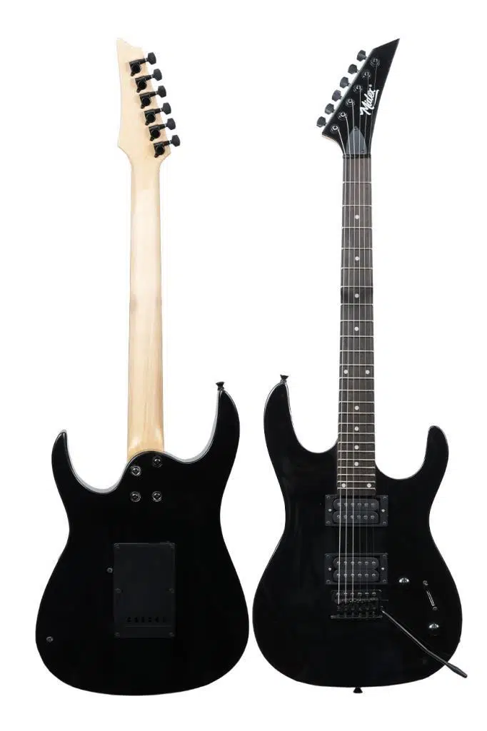 Midex Crade-25AMP Black Rosewood Super Strat Kasa HH Yüksek Kaliteli 25W Amfili Elektro Gitar Seti