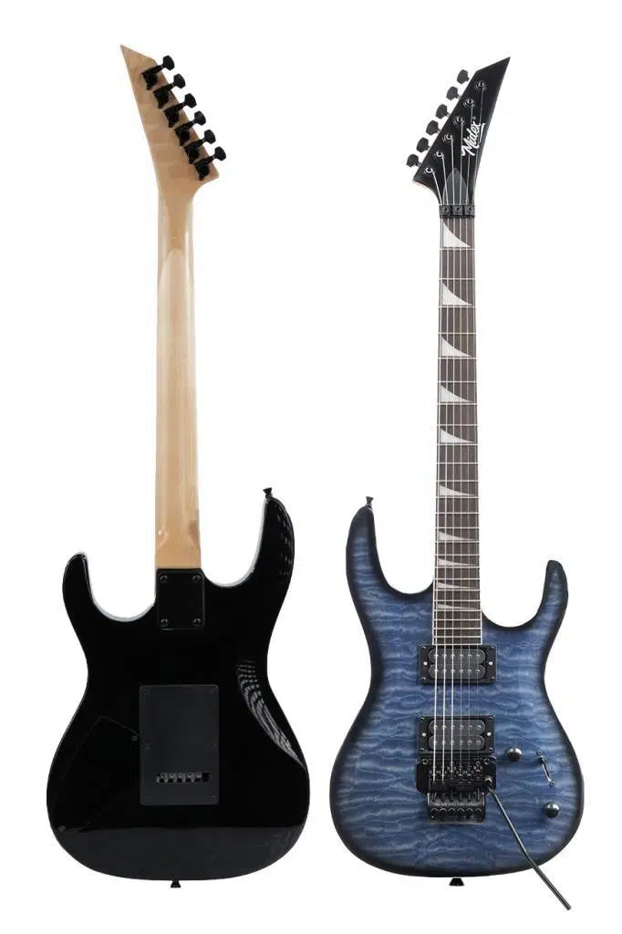 Midex Crade-50AMP Blue Rosewood Super Strat Kasa HH Yüksek Kaliteli 50W Amfili Elektro Gitar Seti