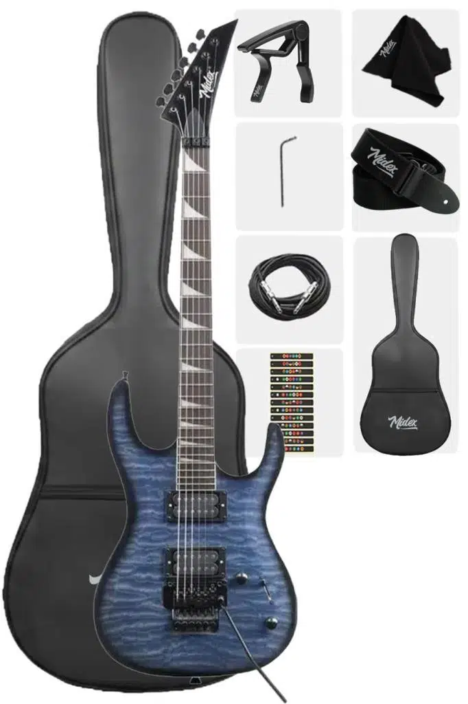Midex Crade Blue Kaliteli Elektro Gitar (OUTLET)