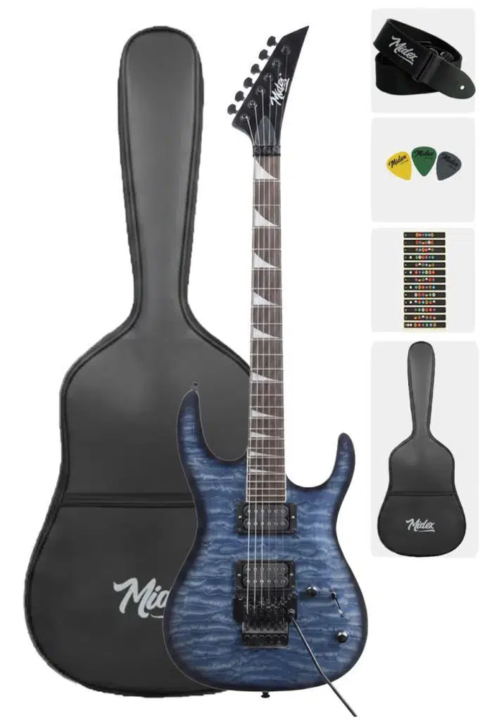 Midex Crade Blue Kaliteli Elektro Gitar (OUTLET)