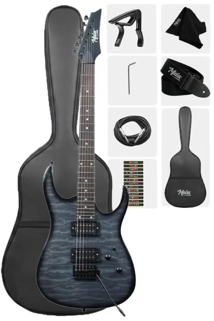 Midex Crade Grey Yüksek Kaliteli Elektro Gitar (OUTLET)