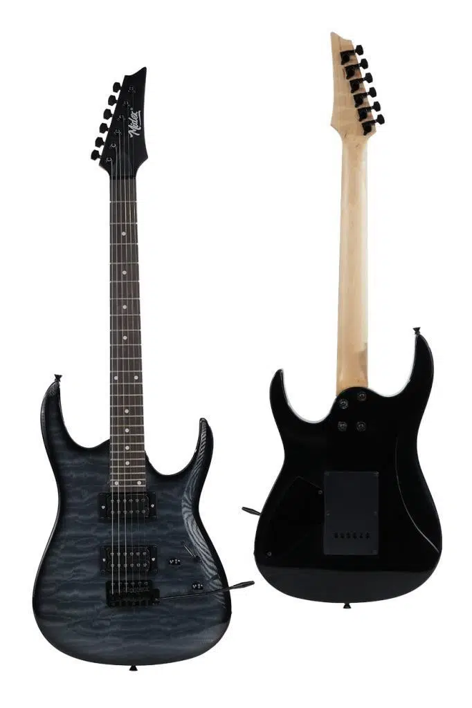 Midex Crade-ST Grey Rosewood Klavye Super Strat Kasa HH Yüksek Kaliteli Elektro Gitar