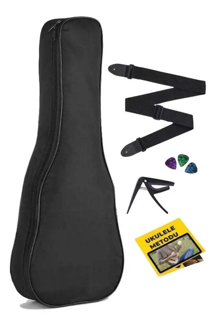Midex CS-24A Concert Ukulele Kılıfı (Askı Capo Pena)