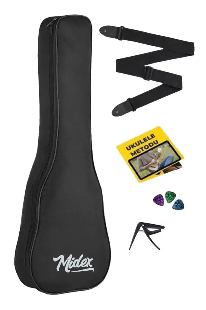 Midex CS-26A Tenör Ukulele Kılıfı (Askı Capo Pena)