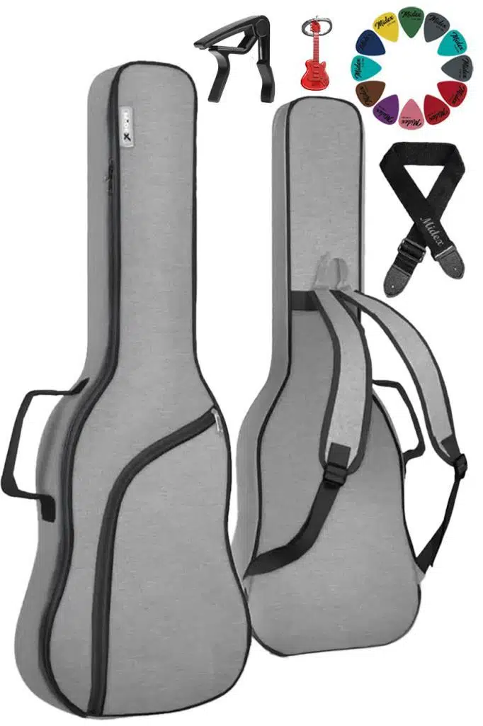 Midex CS-39PAK Klasik Gitar Çantası Gigbag Soft Case Kılıf Su Geçirmez (Askı Capo Pena)