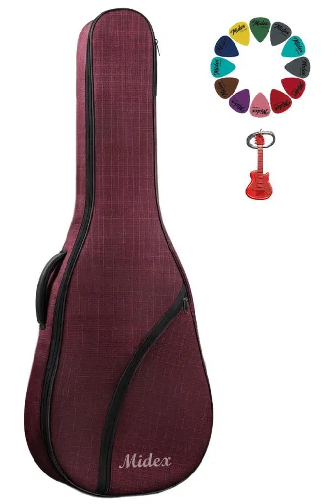 Midex CS-39RD Özel Tasarım Softcase Klasik Gitar Çantası Kılıfı (103 cm)