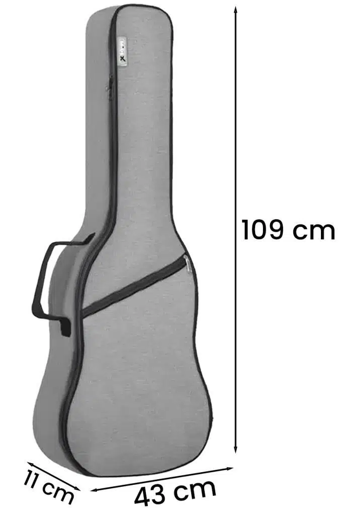 Midex CS-41 Case Akustik Gitar Soft Case Kalın Çanta Kılıf Gigbag (Pena Hediyeli)