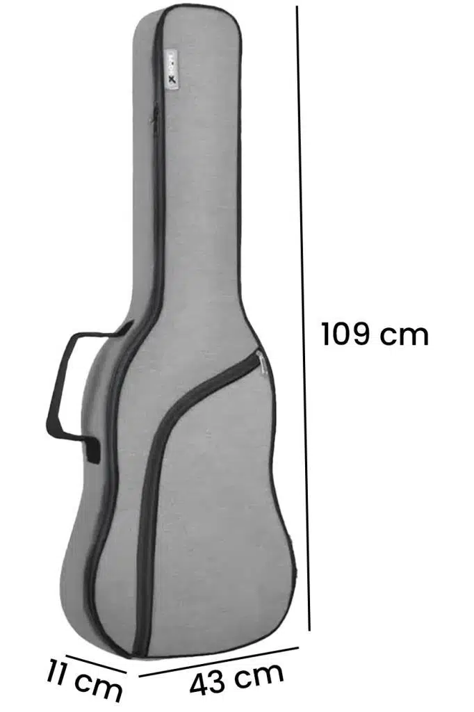 Midex CS-41PAK Akustik Gitar Çantası Soft Case Kılıf Gigbag (Askı Capo Pena Dahil)